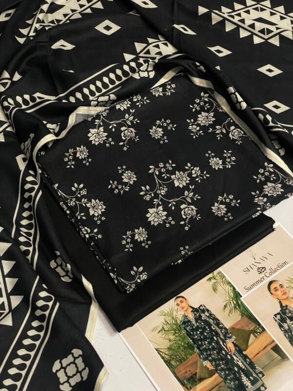 Shanaya TEXTILE Special Black and white - Image 3