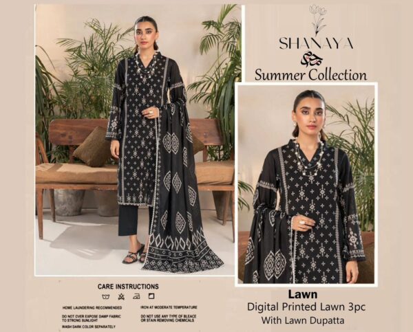 Shanaya TEXTILE Special Black and white - Image 2