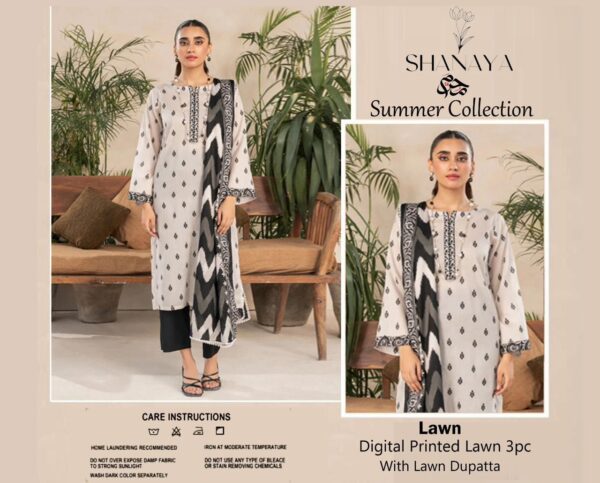 Shanaya TEXTILE Special Black and white