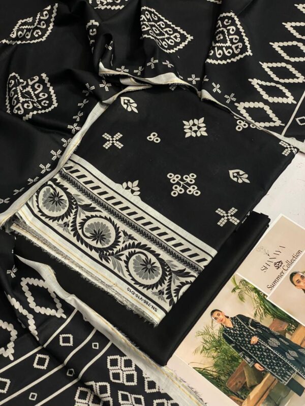 Shanaya TEXTILE Special Black and white - Image 12