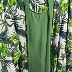 Printed Coat Seperate Inner Gown Abaya😍😍😍