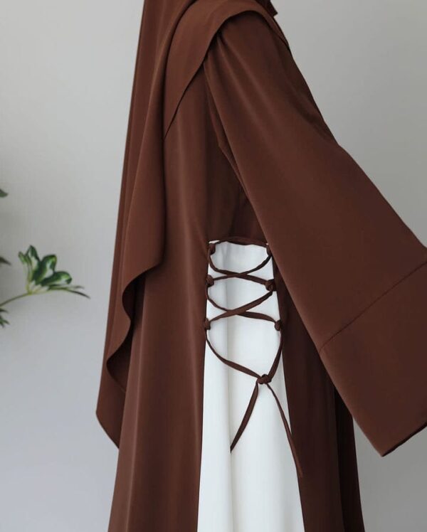 Brown Emma Abaya With Stoller 🤎 - Image 9