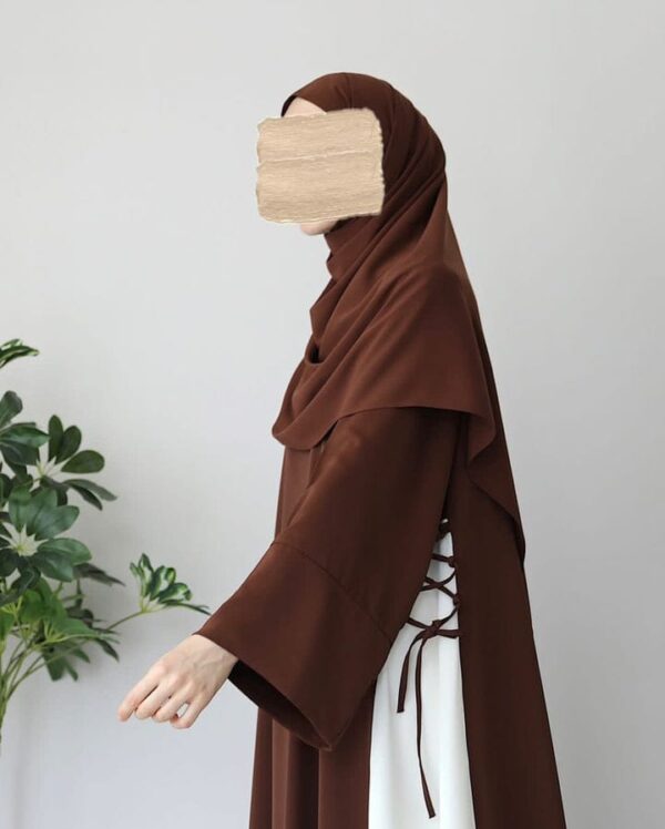 Brown Emma Abaya With Stoller 🤎 - Image 7