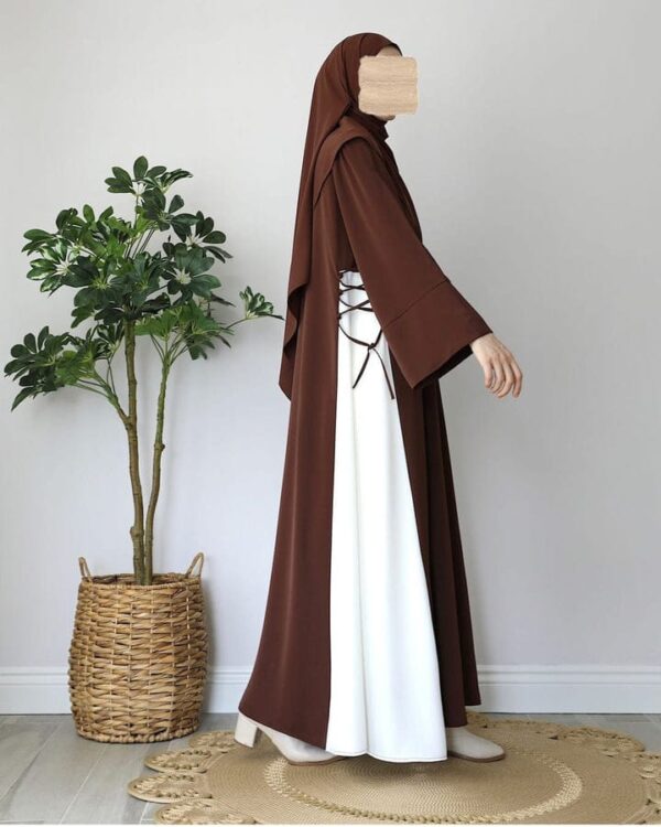 Brown Emma Abaya With Stoller 🤎