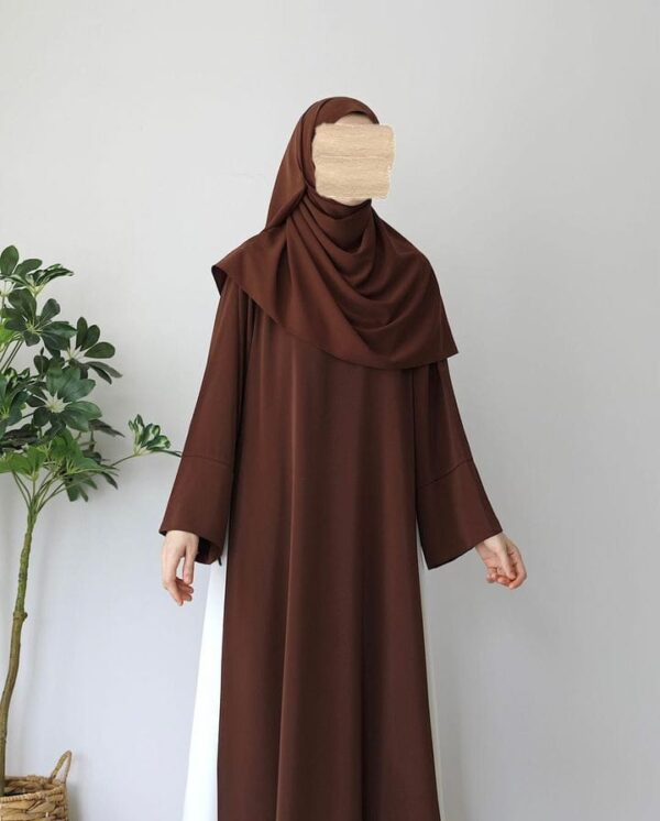 Brown Emma Abaya With Stoller 🤎 - Image 8