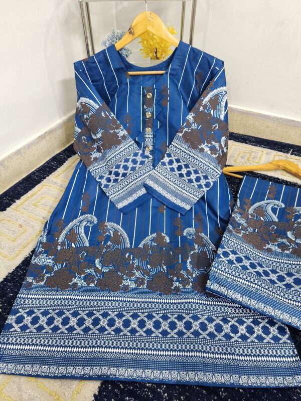 LAWN COTTON SCREEN PRINT 2 PC 2K25 ✨