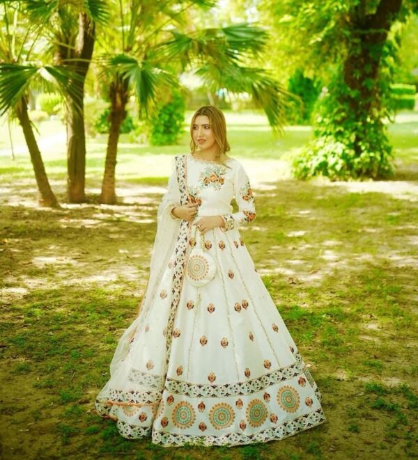 Floral Royalty Anarkali stitched