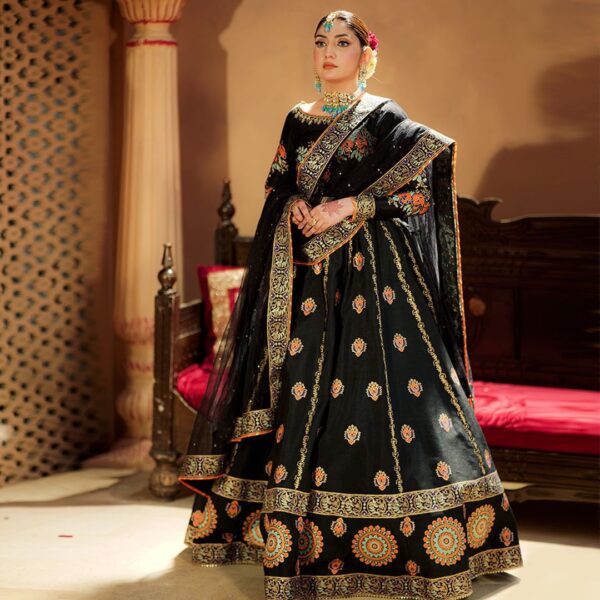 Floral Royalty Anarkali stitched - Image 3