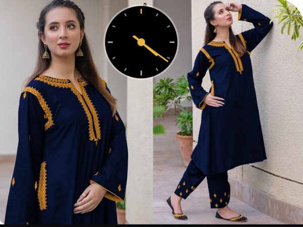 Pocket Style Embroidered 2Piece - Image 6