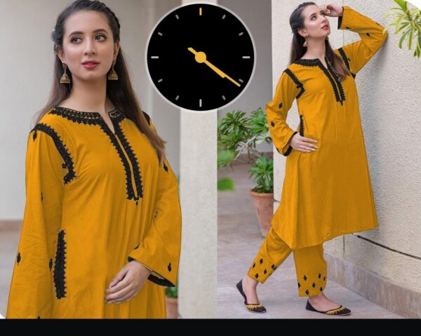 Pocket Style Embroidered 2Piece - Image 4