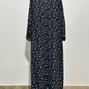 Midnight Petals Abaya