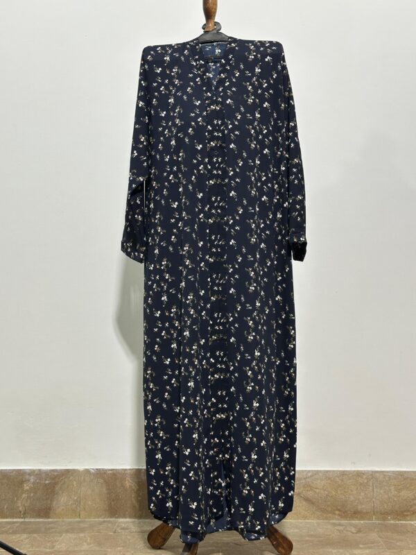 Midnight Petals Abaya